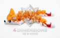 🦊Two Tailed Fox Dragon – Version 1 (Red Shoes)
