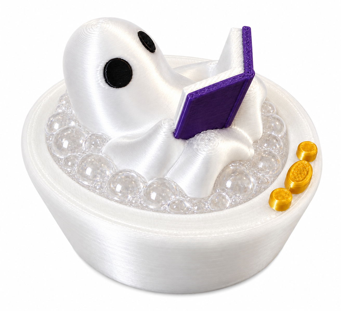 Ghosty Reading Blue Book Clicker