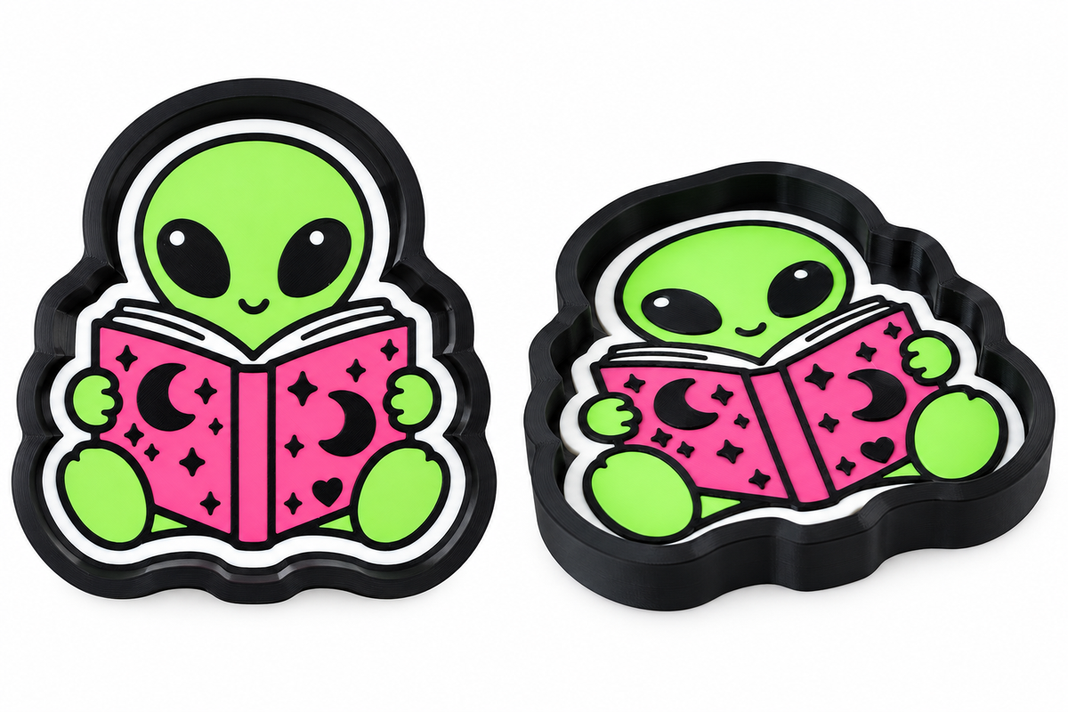 Alien Reading Trinket Tray